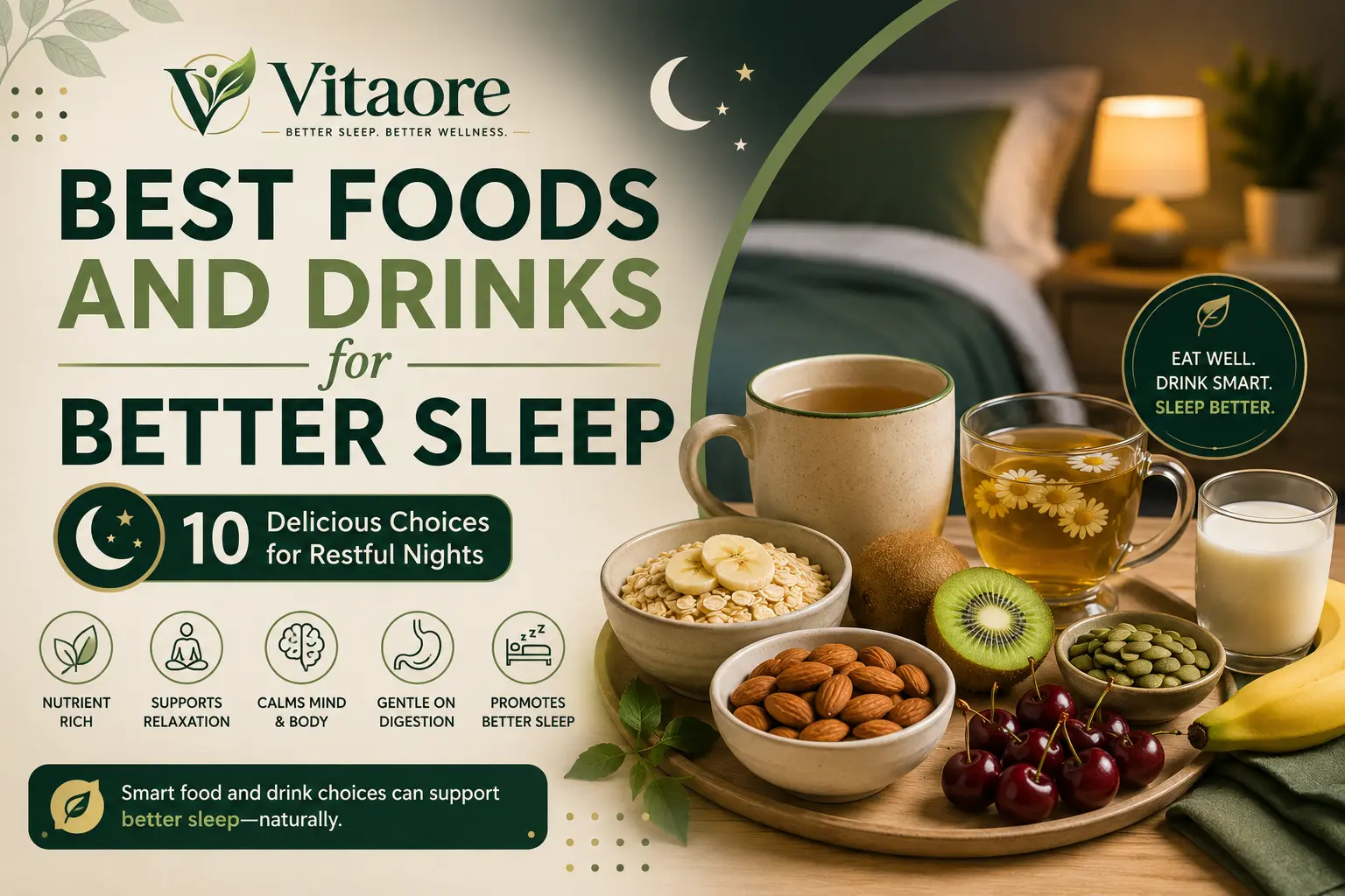 Best Foods and Drinks for Better Sleep