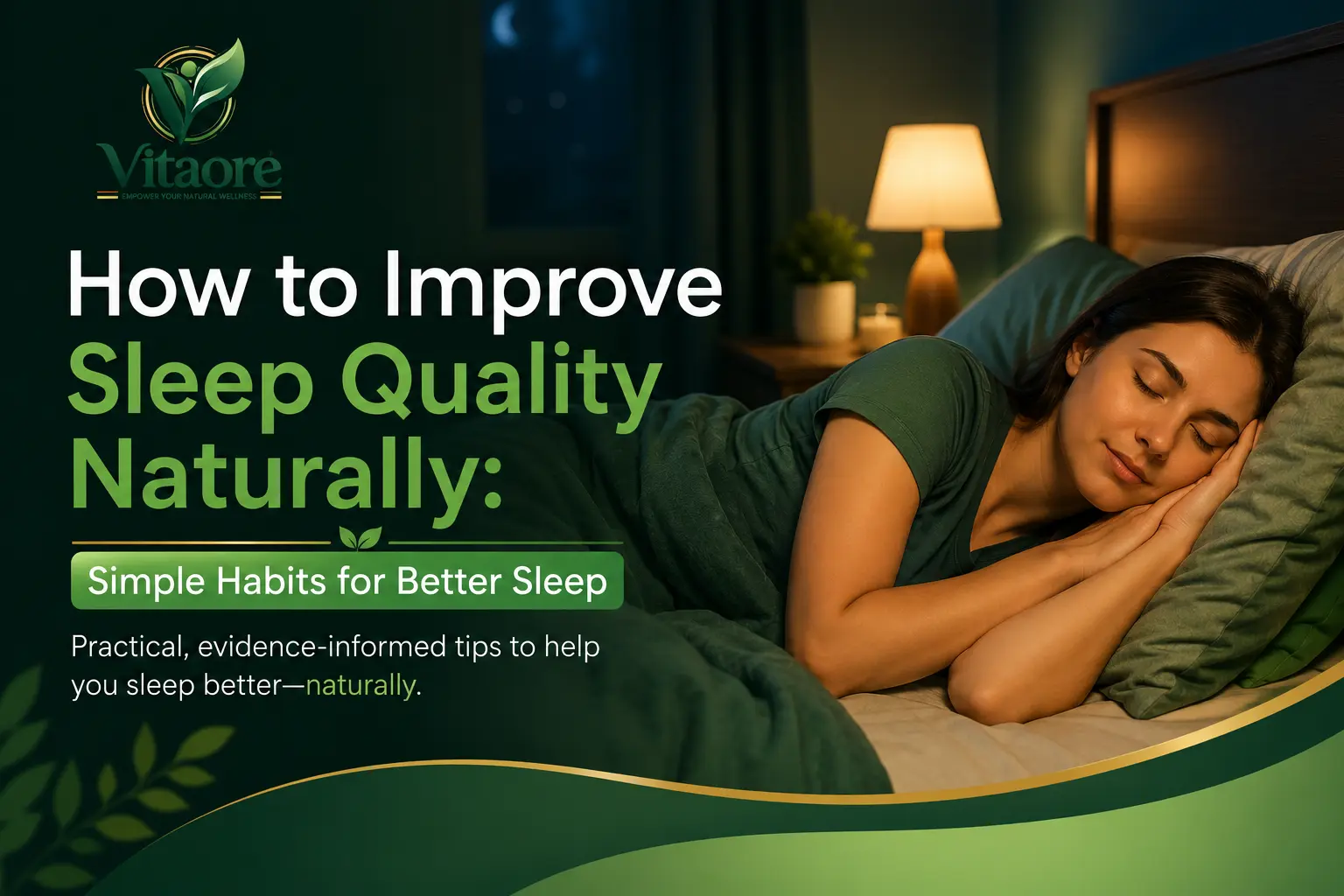 How to Improve Sleep Quality Naturally: 7 Simple Habits for Better Sleep