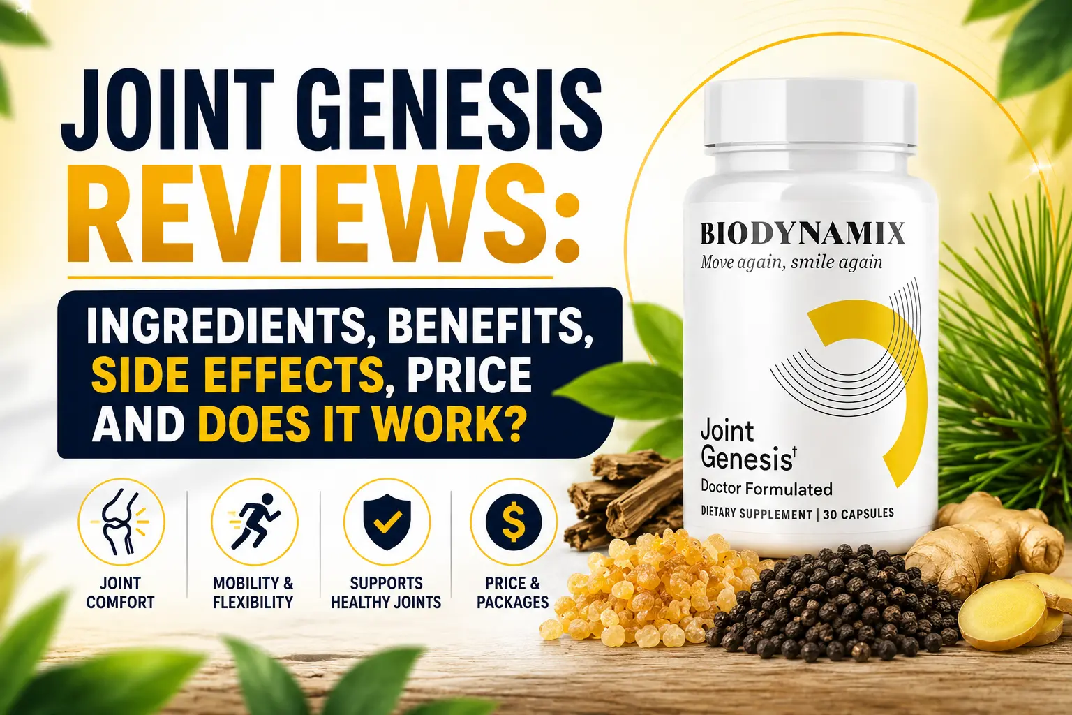 Joint Genesis Reviews: Ingredients, Benefits, Side Effects, Price and Does It Work?