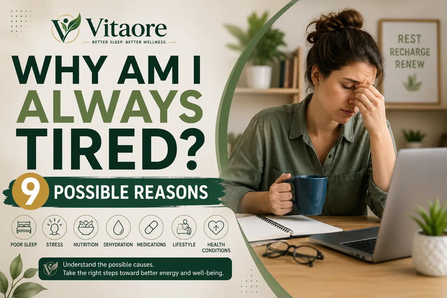Why Am I Always Tired? 9 Possible Reasons