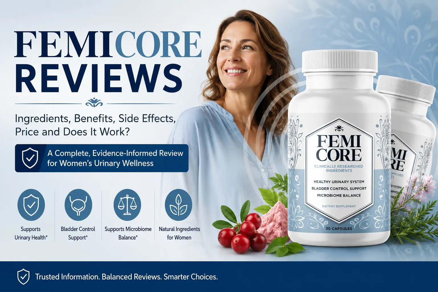 FemiCore Reviews: Ingredients, Benefits, Side Effects, Price and Does It Work?