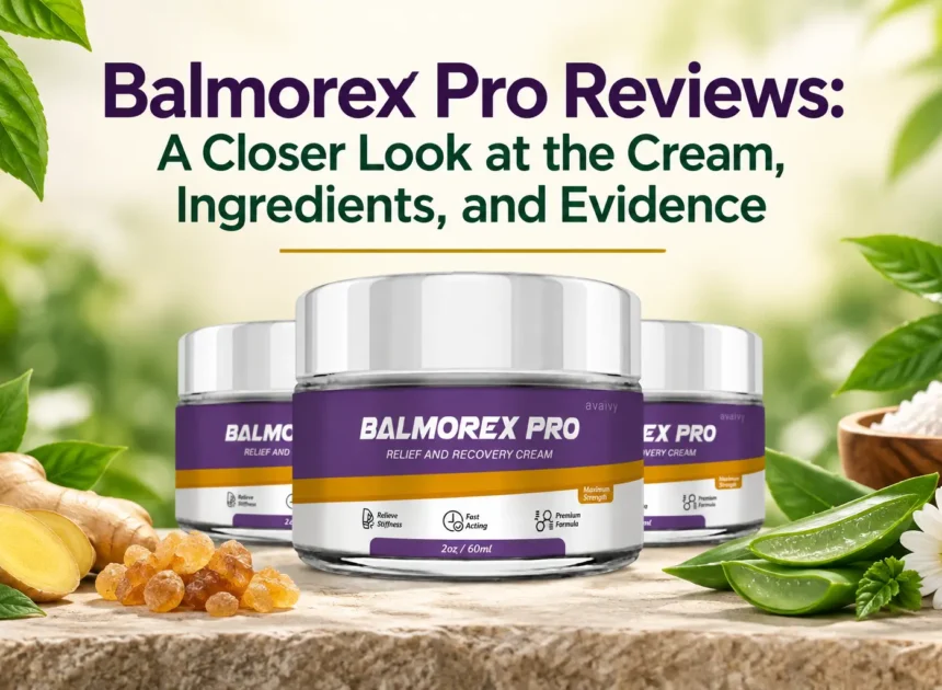 Balmorex Pro Reviews: A Closer Look at the Cream, Ingredients, and Evidence