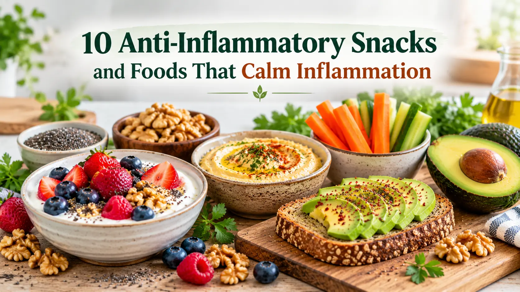 Anti-Inflammatory Snacks to Help Calm Inflammation Naturally