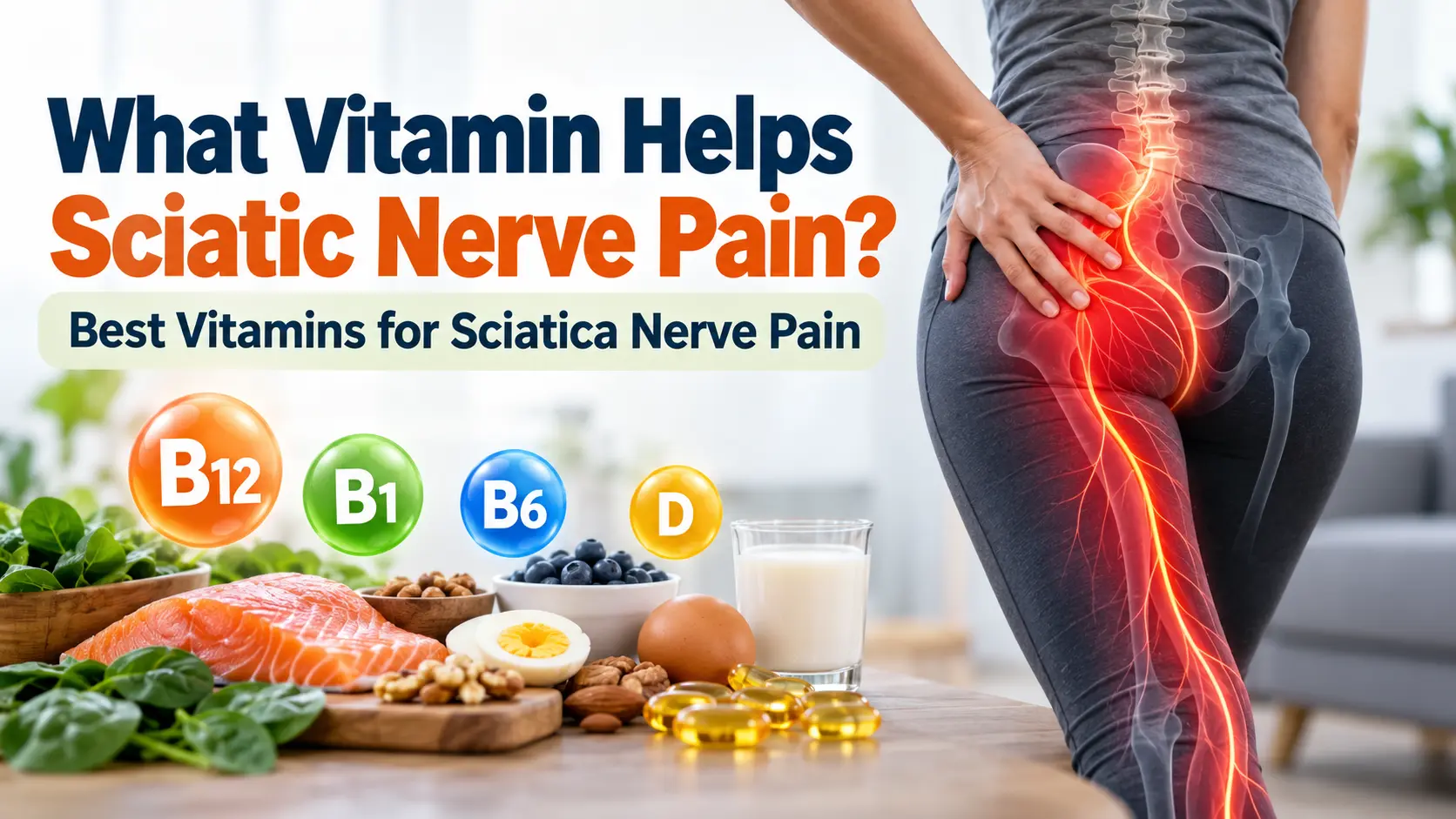 What Vitamin Helps Sciatic Nerve Pain? Best Vitamins for Sciatica Nerve Pain